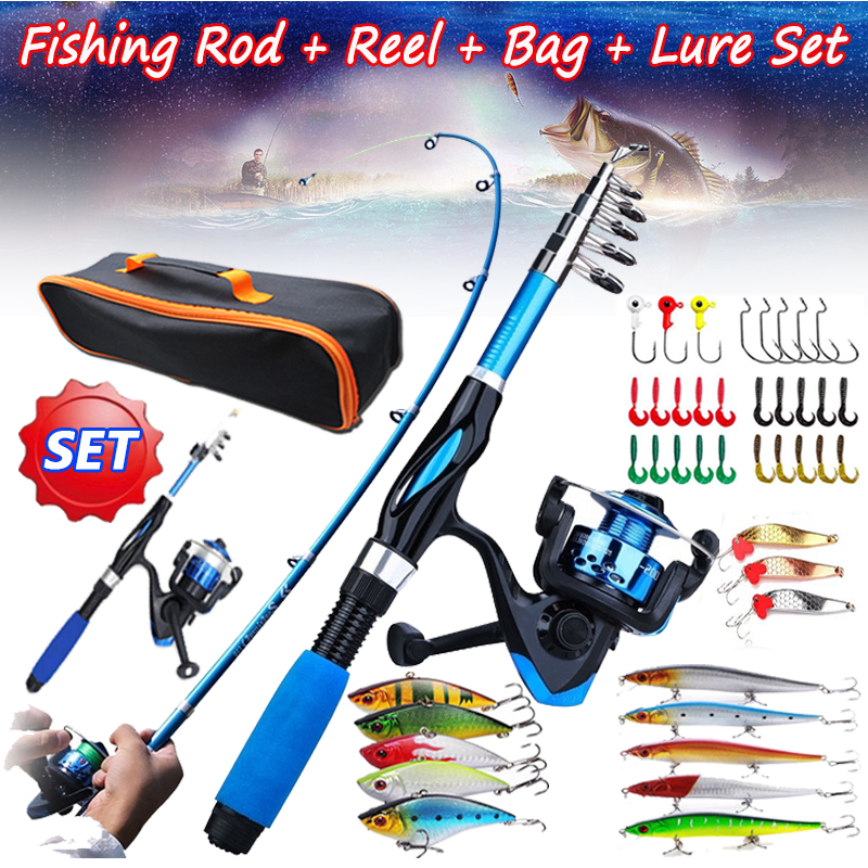 Developing Tank Reel - 1.2M Fishing Rod Full Kits Telescopic