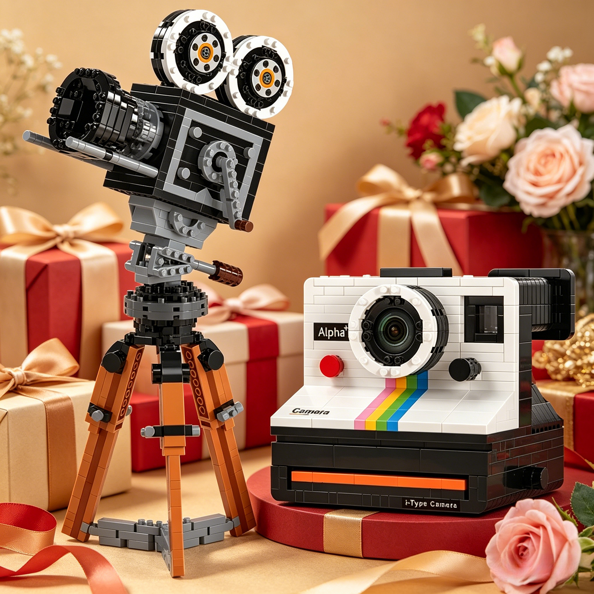 Collectible Vintage Cameras - Vintage Model Mini Building Block 802pcs
