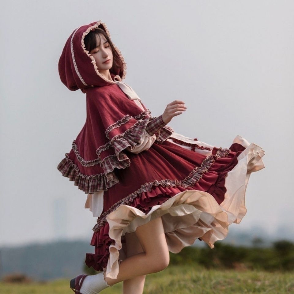 Vintage Collectible & Vintage Dolls - Little Red Riding Hood Complete Lolita
