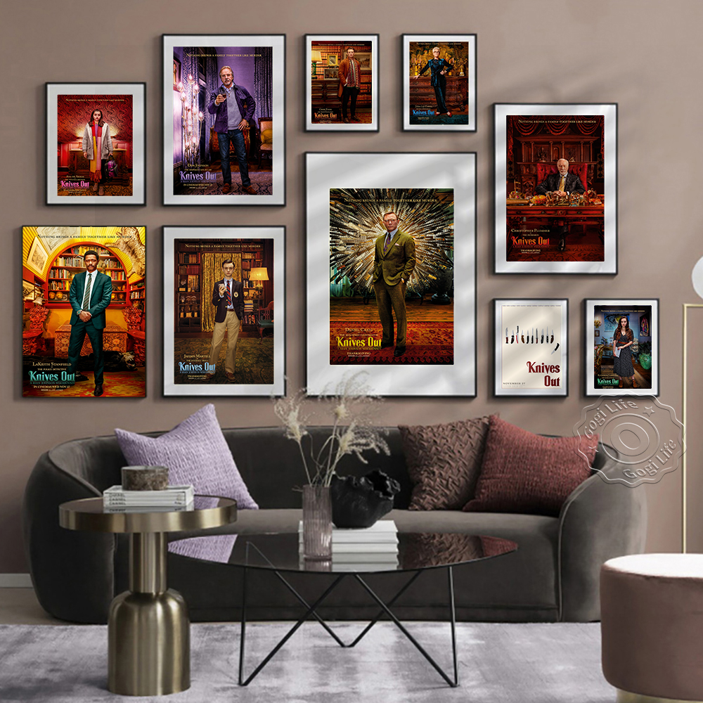 Vintage Collectible Posters - America Movie Knives Out Publicity Art