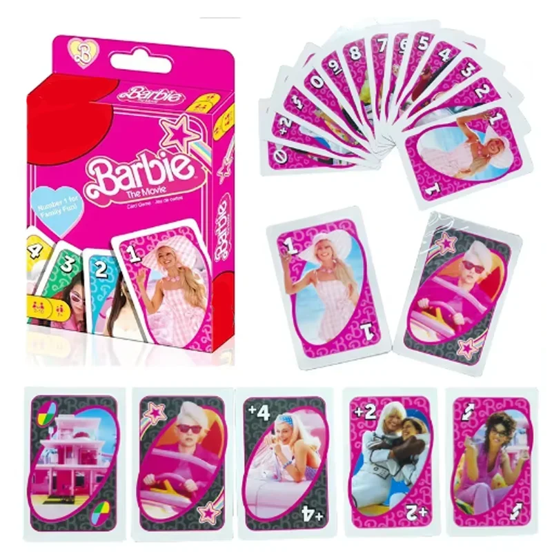 Mattel Collectible & Vintage Dolls - Mattel Games UNOes Barbie Doll Card