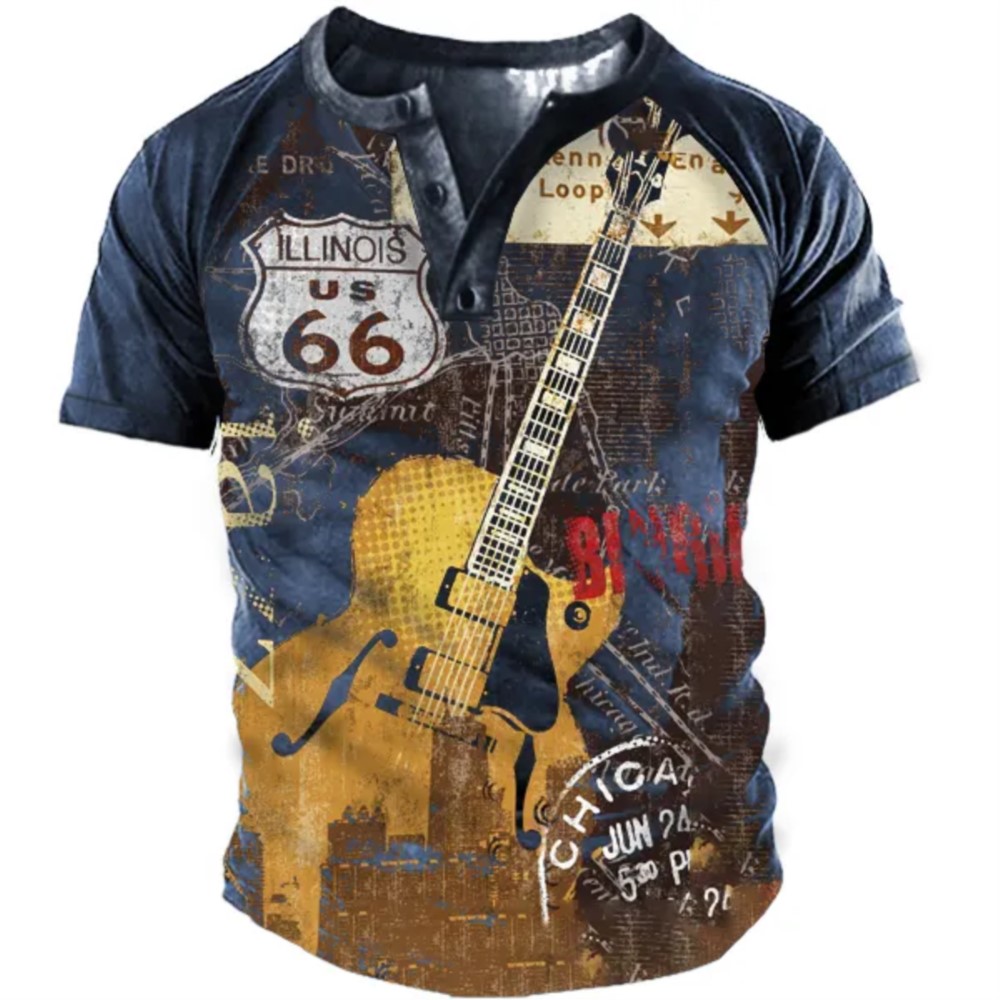 Vintage Collectible Clothing - Henry Men's Short Sleeved T-shirt New