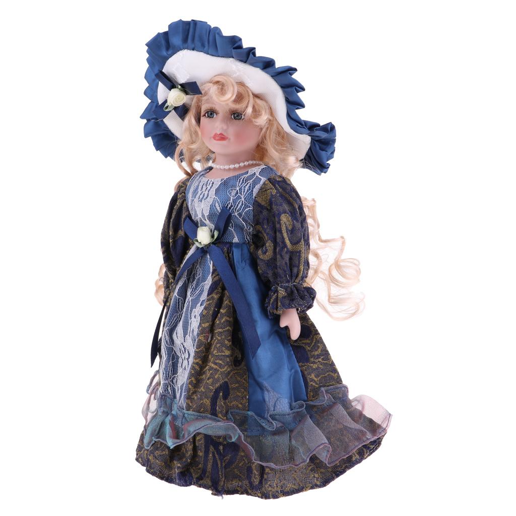 Vintage Ceramics Dolls 30cm Vi - Vintage Collectible Porcelain Dolls reseña y precio