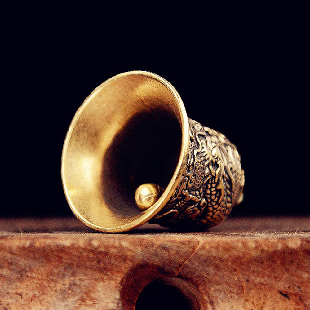 New Vintage Brass Bell Carved  - Vintage Collectible Bells reseña y precio
