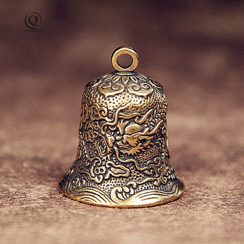 Vintage Brass Bell Carved Drag - Vintage Collectible Bells reseña y precio
