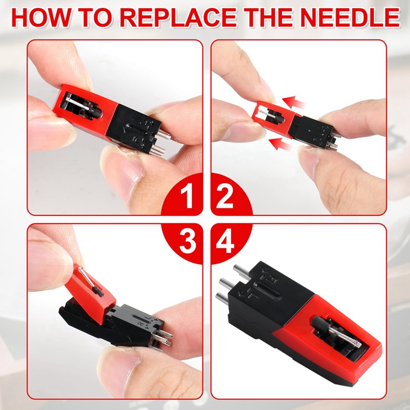 Player Needle Replacement, 4Pc - Record Player Needle reseña y precio