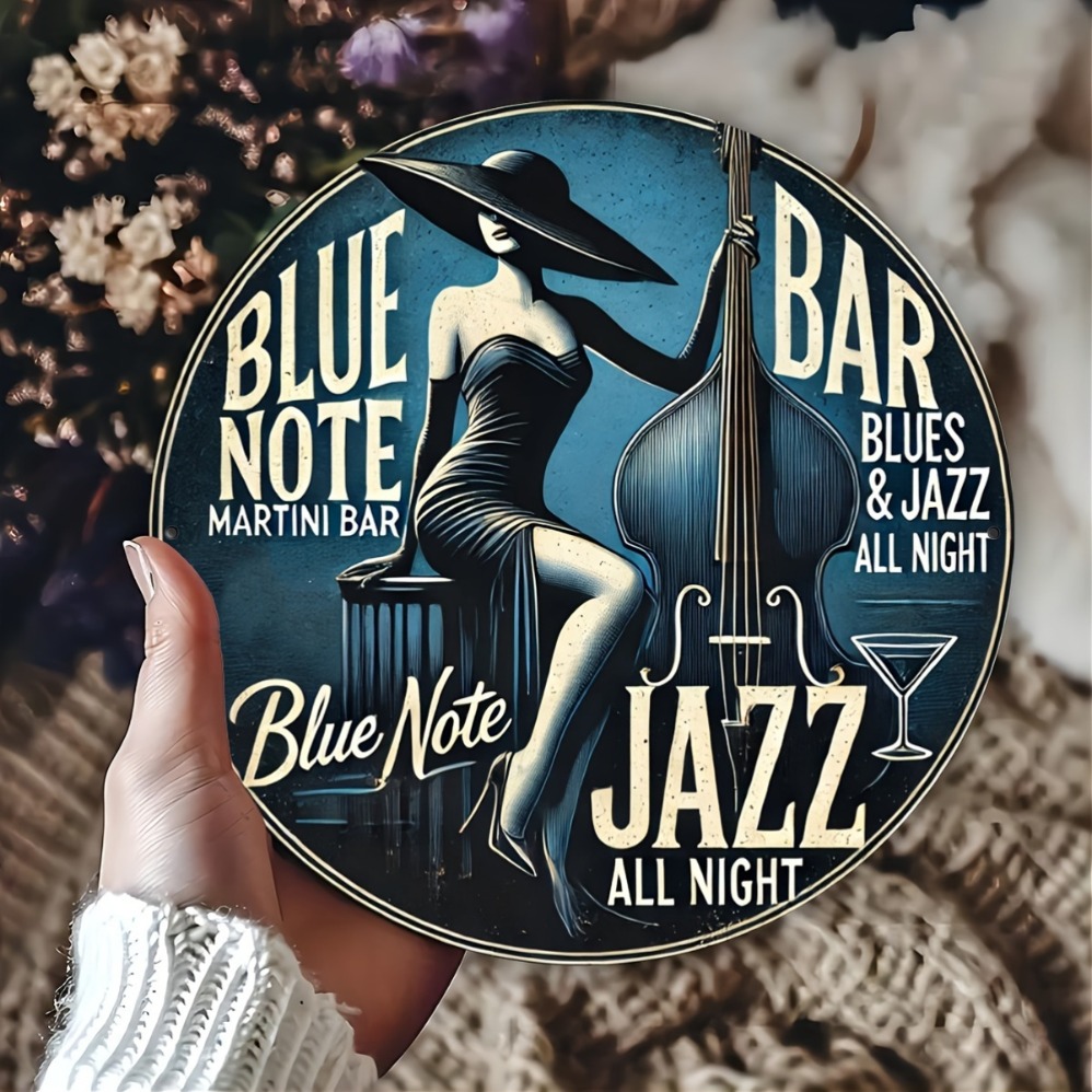 Blue Note Jazz Martini Bar Vin - Vintage Collectible Plates reseña y precio