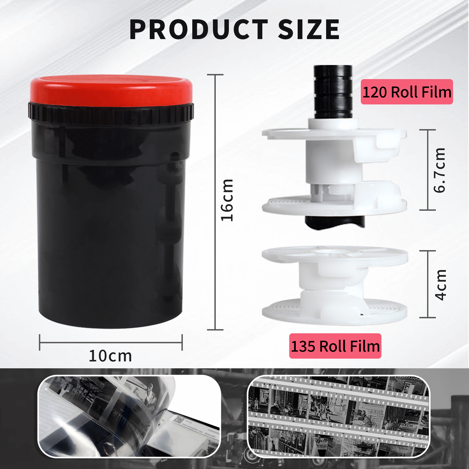 Compact 2 Reel 35mm Film Devel - Developing Tank Reel reseña y precio