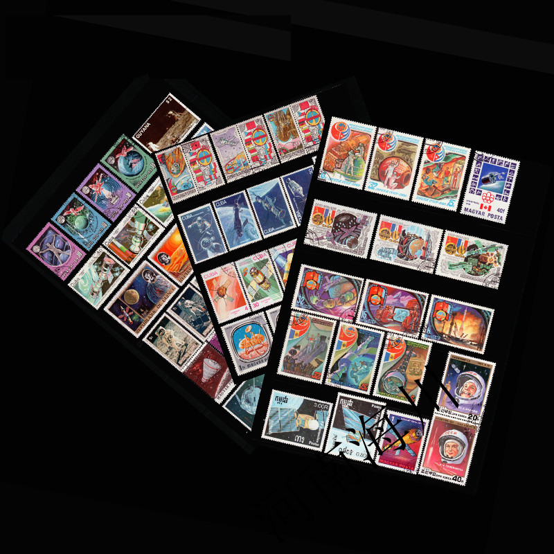 100 different Outer Space Stam - Collectible Vintage Postage Stamps reseña y precio