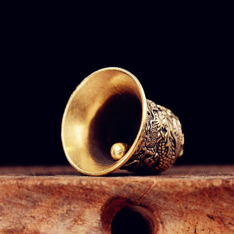 Vintage Brass Bell Carved Drag - Vintage Collectible Bells reseña y precio