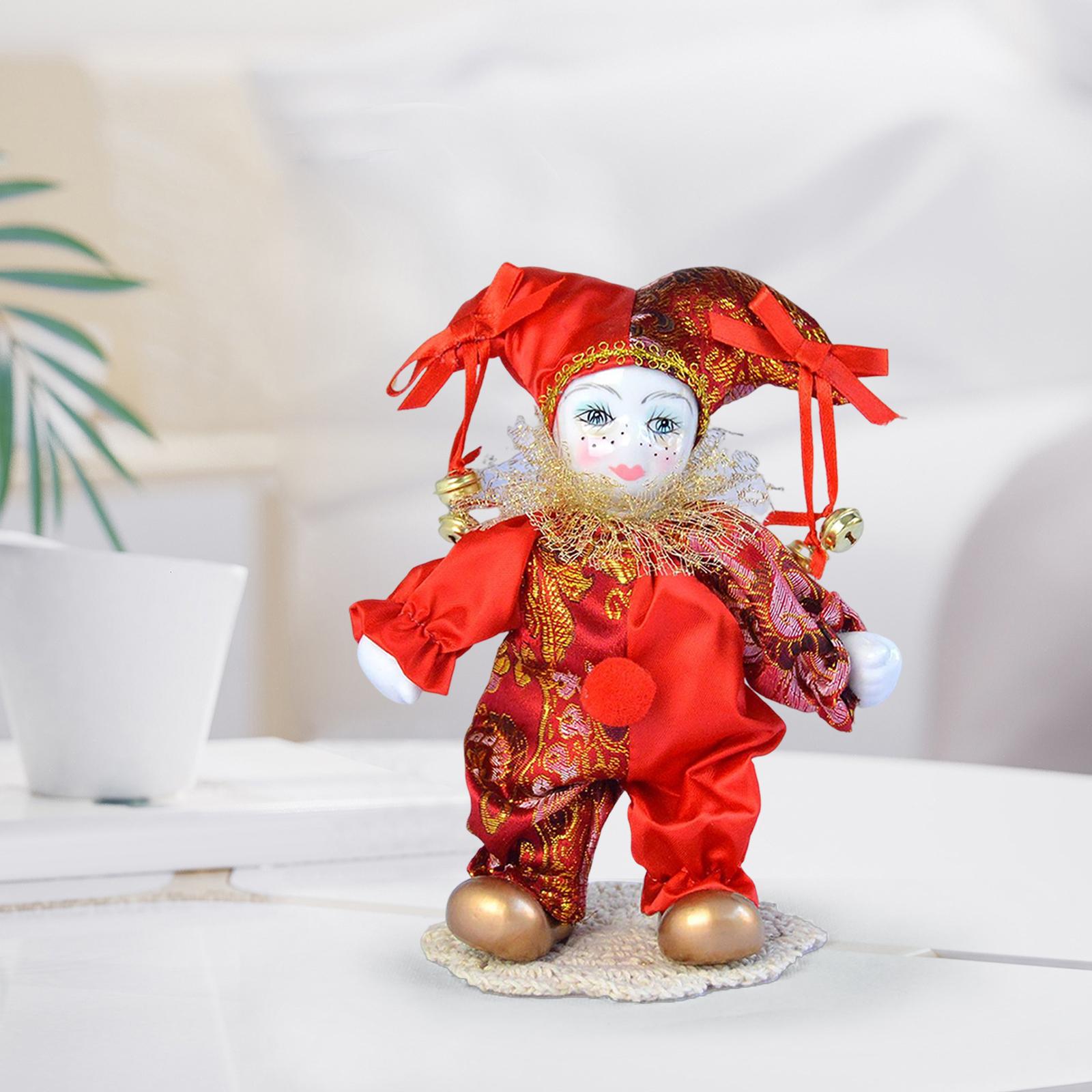 Vintage Harlequin Doll Antique - Vintage Collectible Porcelain Dolls reseña y precio