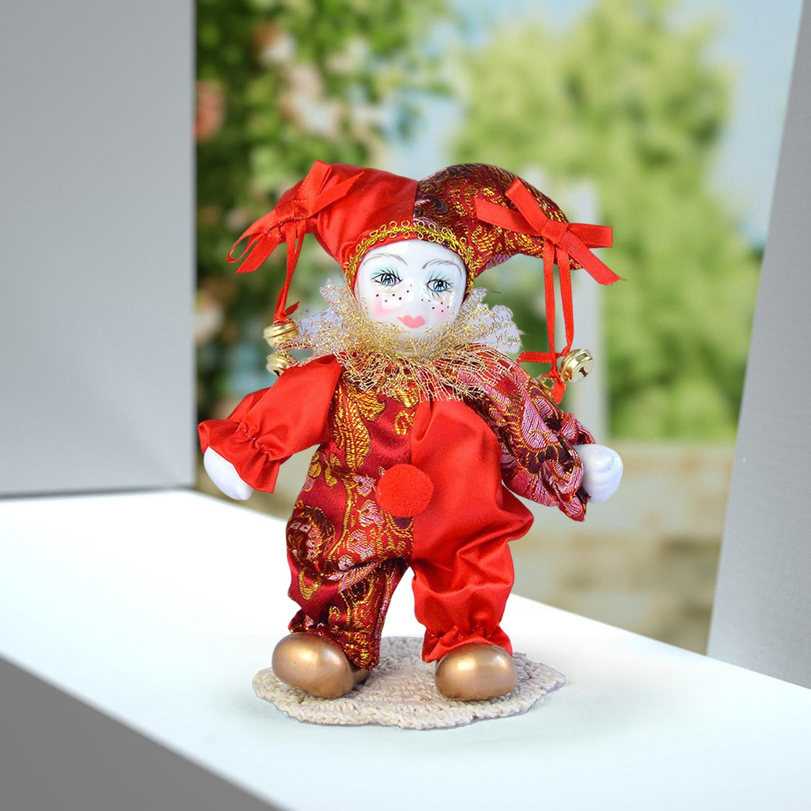 Vintage Harlequin Doll Antique - Vintage Collectible Porcelain Dolls reseña y precio