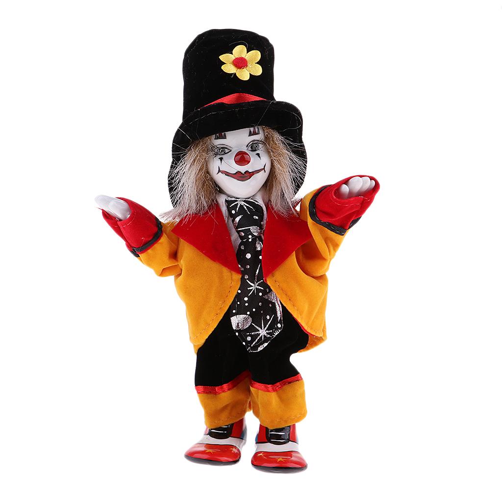 Vintage Porcelain Clown Doll A - Vintage Collectible Porcelain Dolls reseña y precio