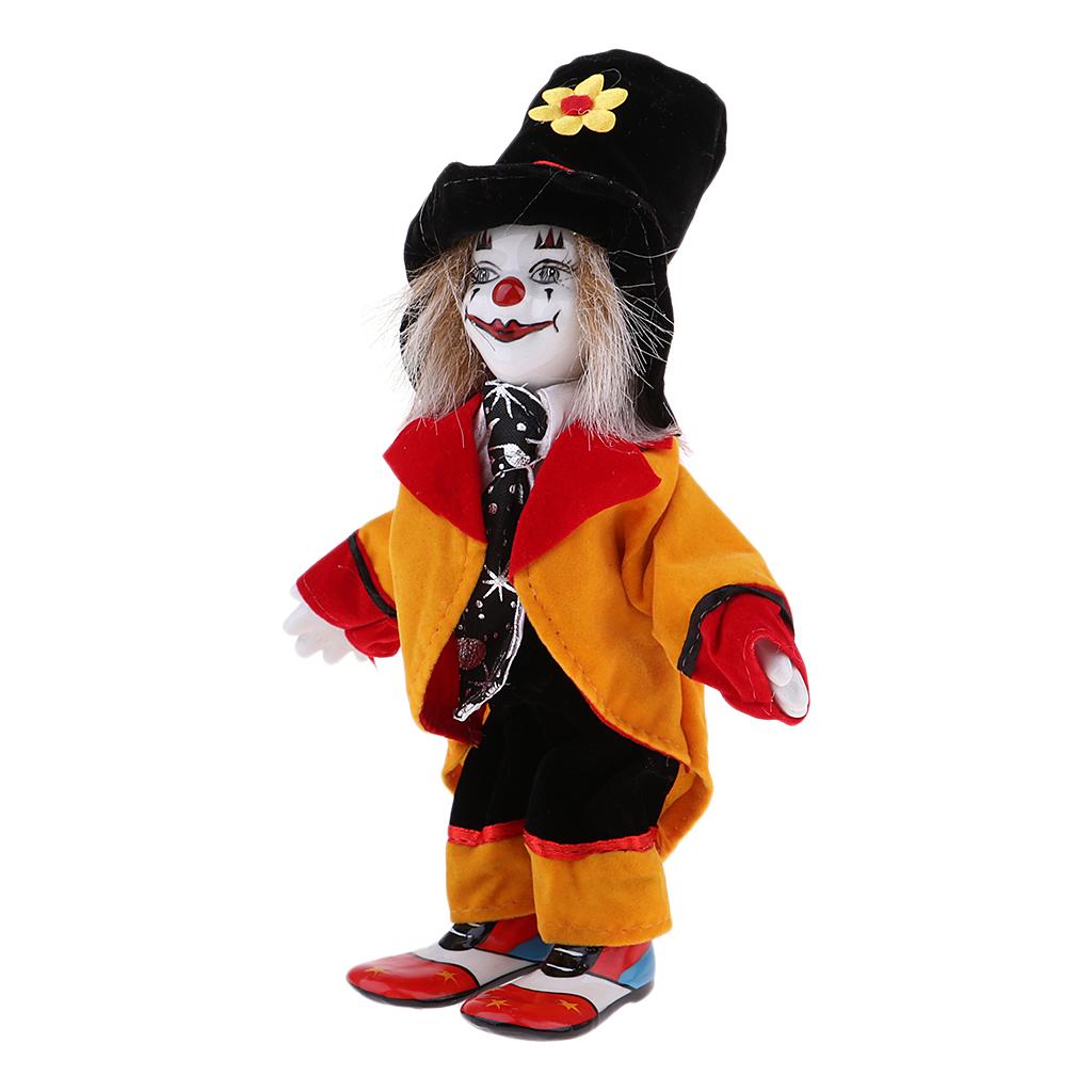 Vintage Porcelain Clown Doll A - Vintage Collectible Porcelain Dolls reseña y precio