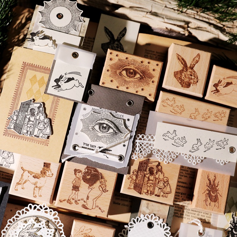 Vintage Forest Fairy Animal Fl - Vintage Collectible Stamps reseña y precio