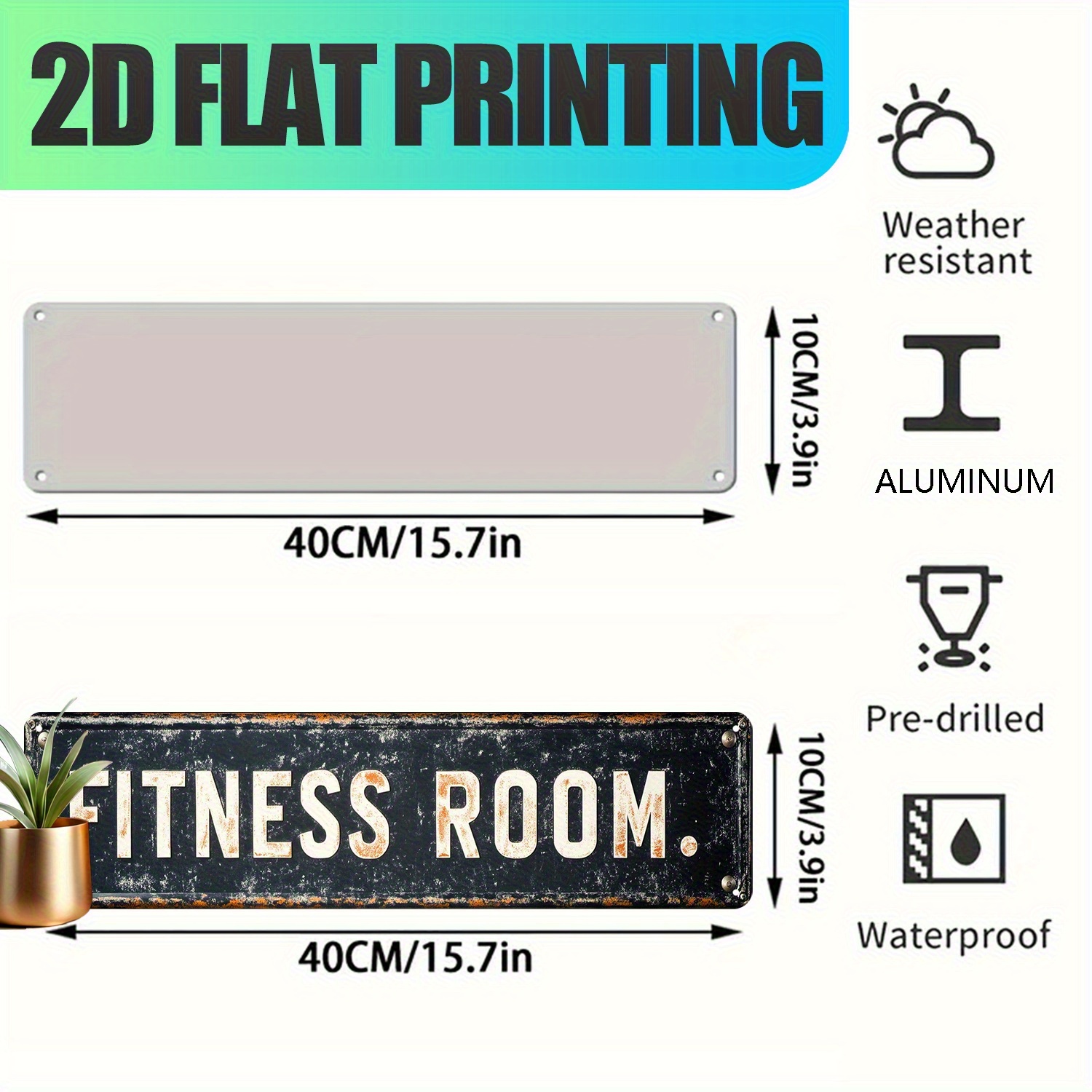 2D Flat, 1pc Farmhouse Style R - Vintage Collectible Plates reseña y precio