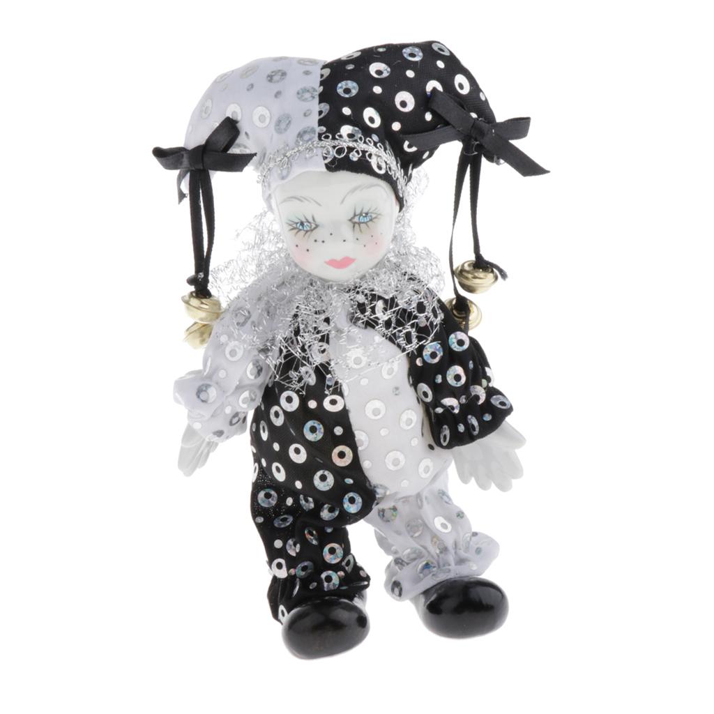 Porcelain Doll Clown Collectib - Vintage Collectible Porcelain Dolls reseña y precio