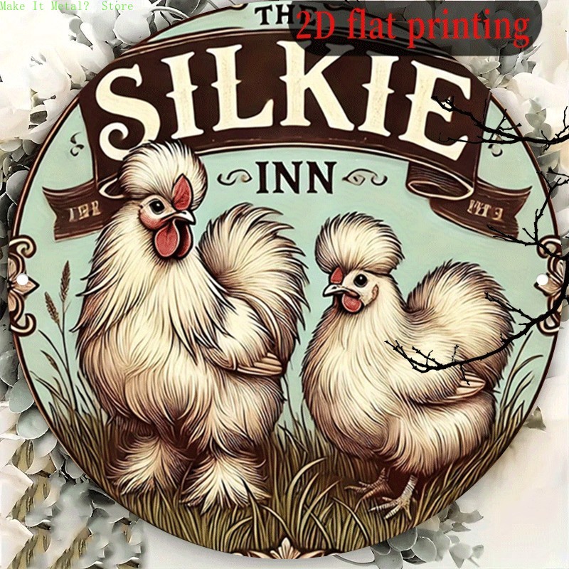 Vintage The Silkie Inn Round T - Vintage Collectible Plates reseña y precio