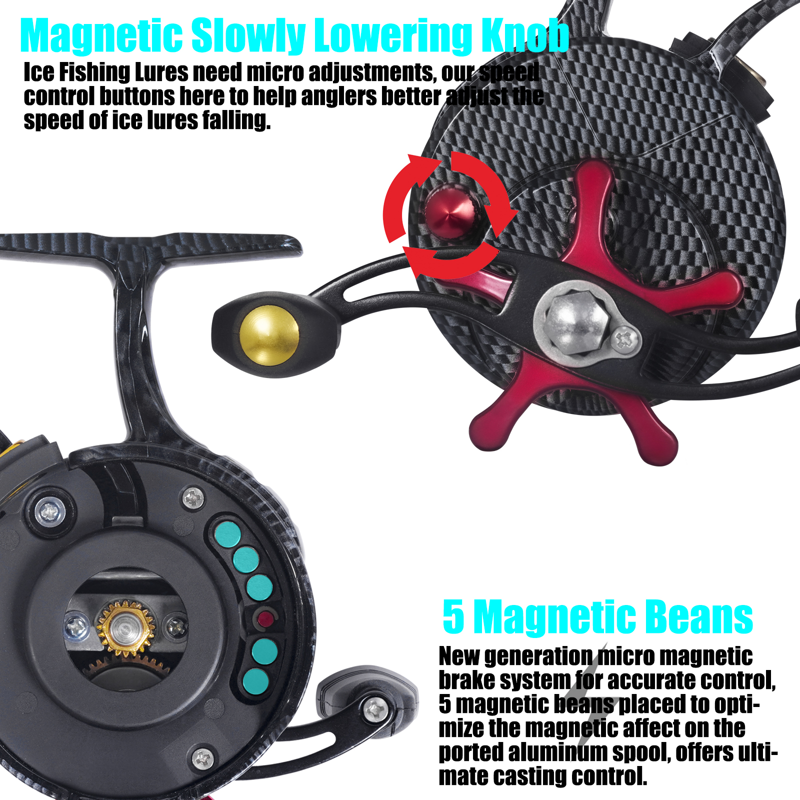 SAMOLLA New Winter Ice Fishing - Developing Tank Reel reseña y precio