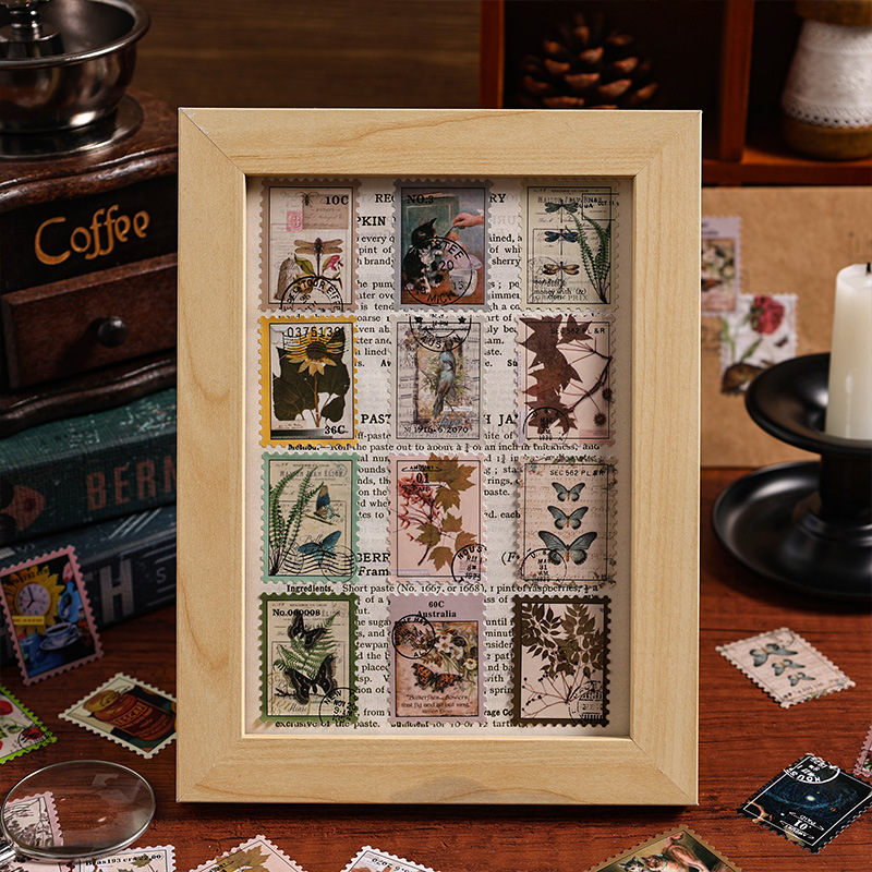 50 pcs Vintage stamp theme Sti - Vintage Collectible Stamps reseña y precio