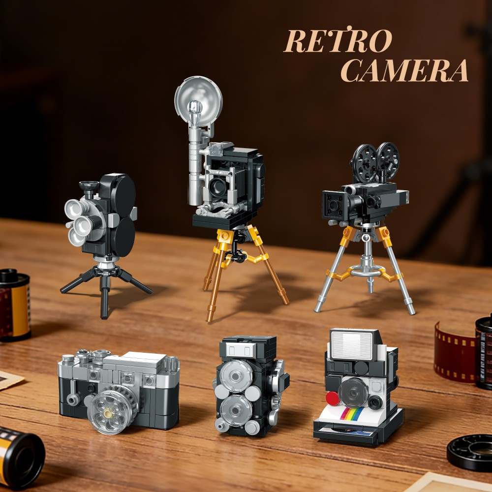 6-in-1 Retro Camera Collection - Collectible Vintage Cameras reseña y precio