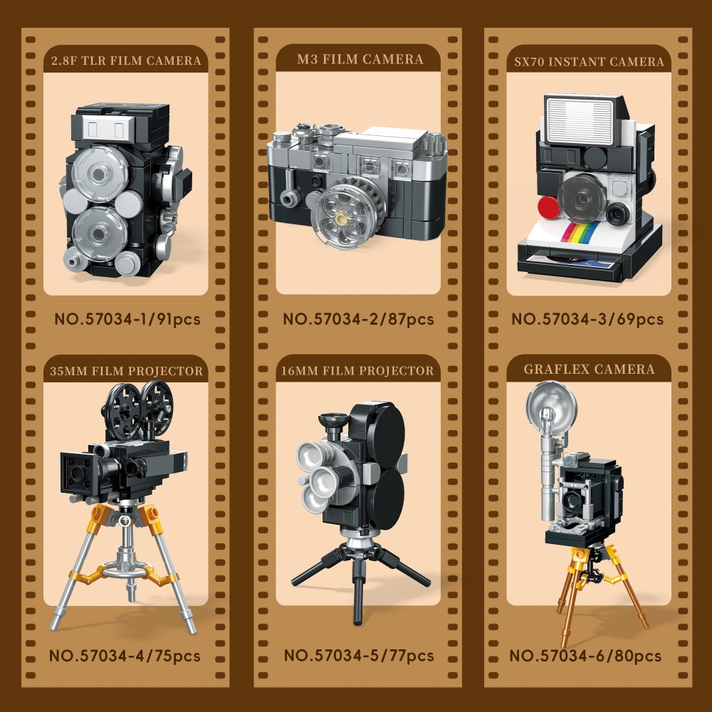 6-in-1 Retro Camera Collection - Collectible Vintage Cameras reseña y precio
