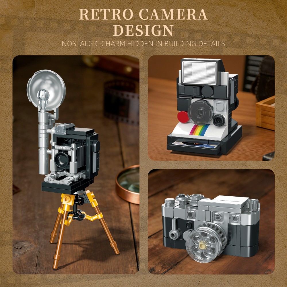6-in-1 Retro Camera Collection - Collectible Vintage Cameras reseña y precio