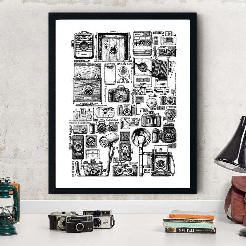 Vintage Camera Collection illu - Collectible Vintage Cameras reseña y precio