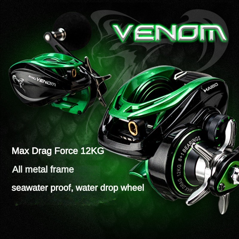 HAIBO VENOM Anti-saltwater Fis - Developing Tank Reel reseña y precio