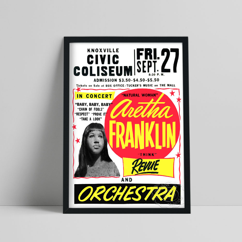 Vintage Music Venue Print Post - Vintage Collectible Posters reseña y precio