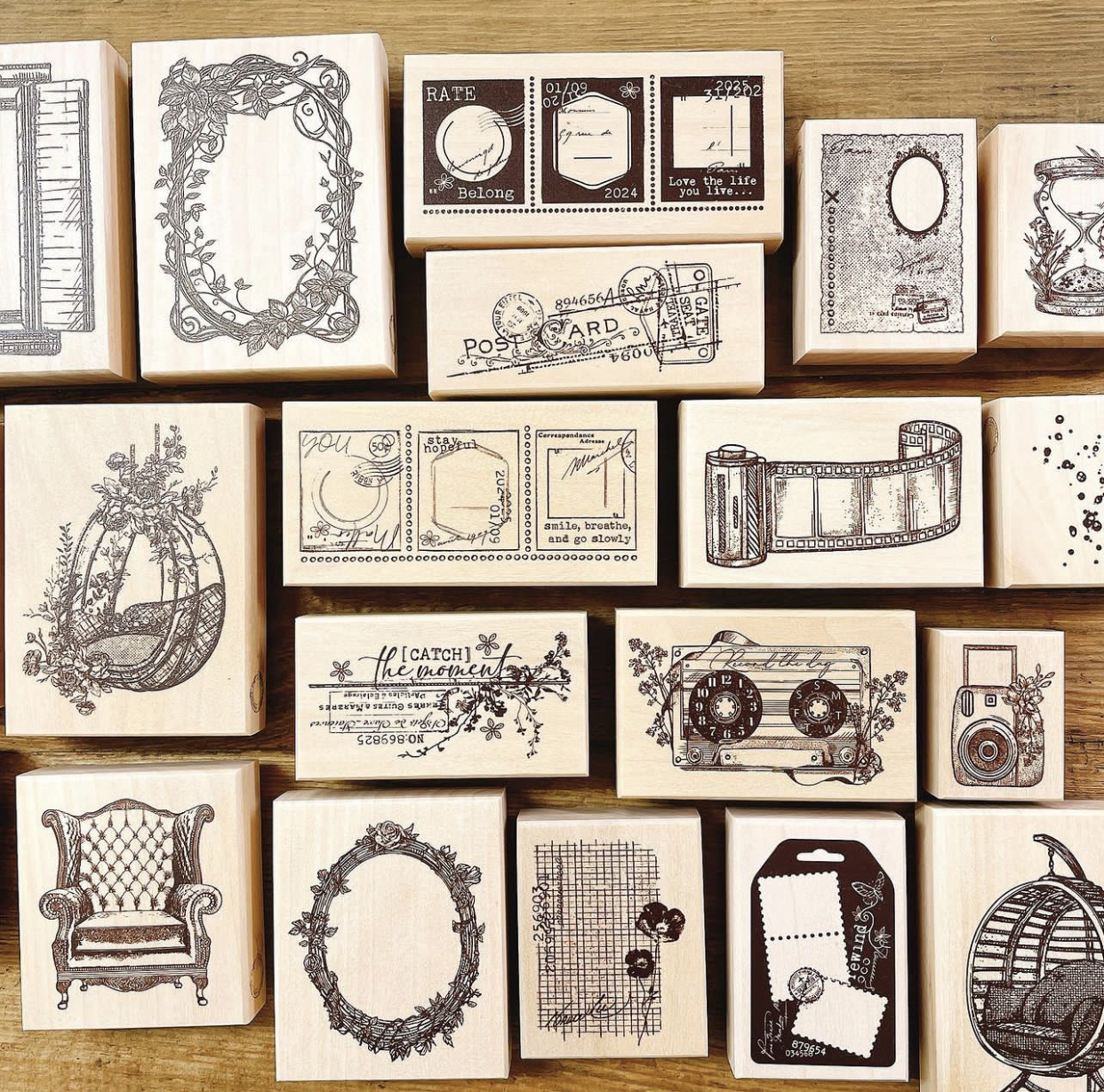 JP Vintage Slow Living Catch T - Vintage Collectible Stamps reseña y precio