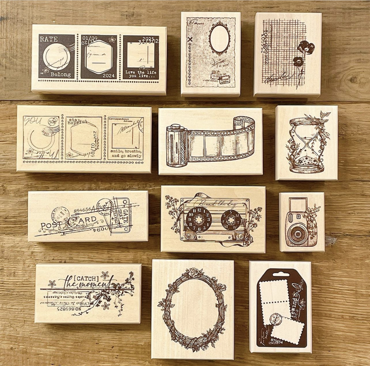 JP Vintage Slow Living Catch T - Vintage Collectible Stamps reseña y precio
