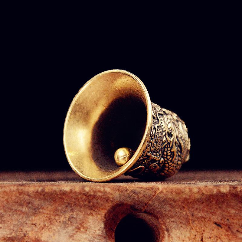 Vintage Brass Bell Carved Drag - Vintage Collectible Bells reseña y precio