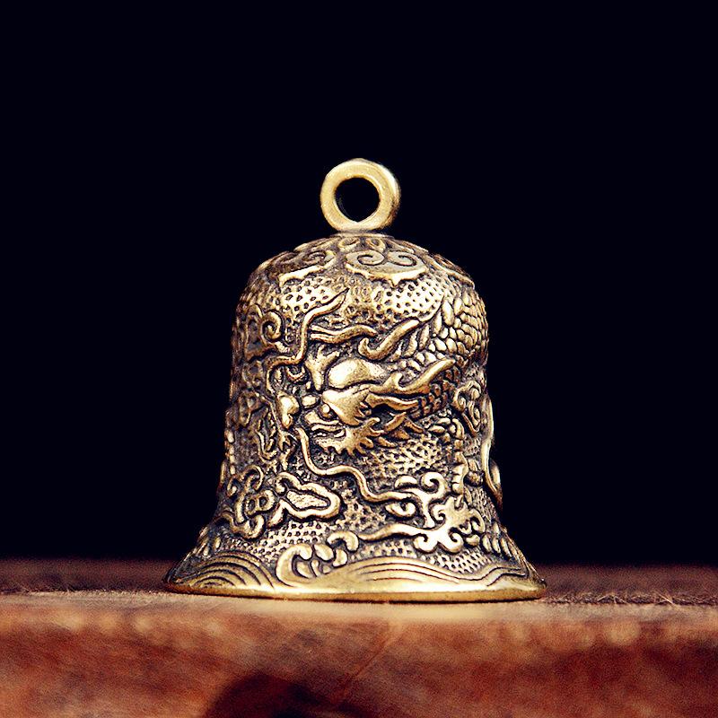 Vintage Brass Bell Carved Drag - Vintage Collectible Bells reseña y precio