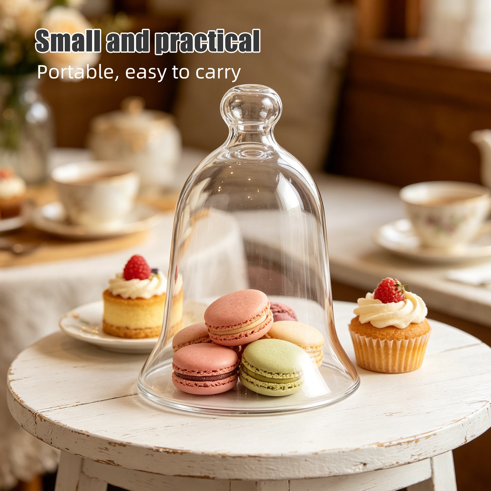 Clear Glass Cloche Vintage Dus - Vintage Collectible Bells reseña y precio