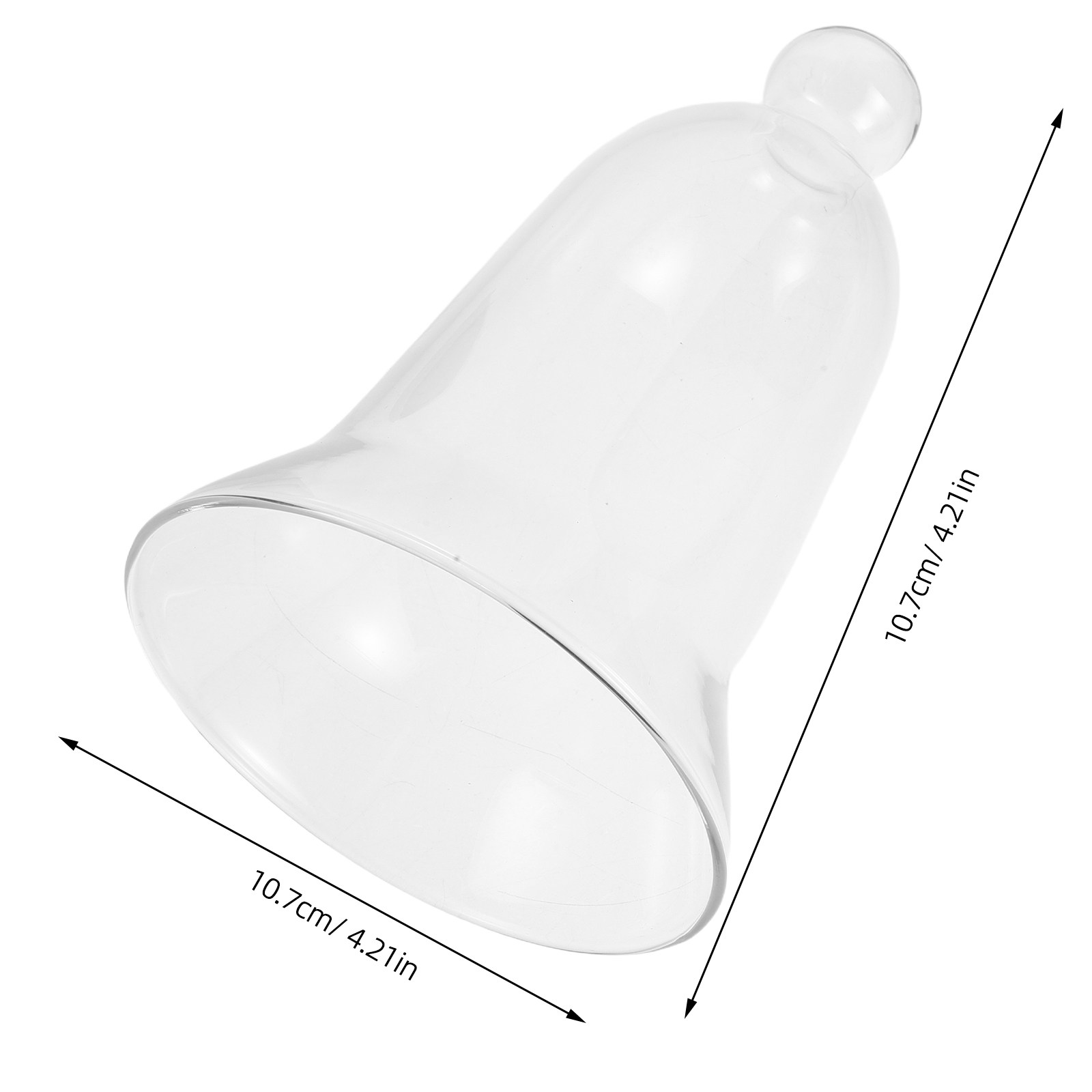 Clear Glass Cloche Vintage Dus - Vintage Collectible Bells reseña y precio