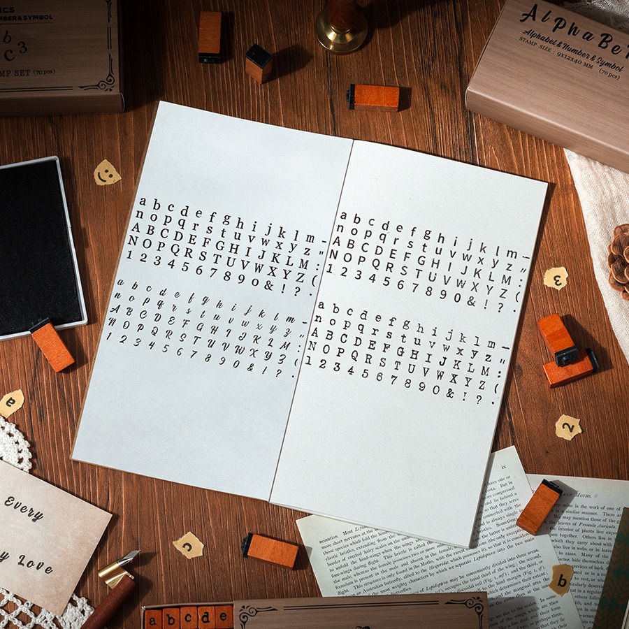 Handwriting Alphabet Number Wo - Vintage Collectible Stamps reseña y precio
