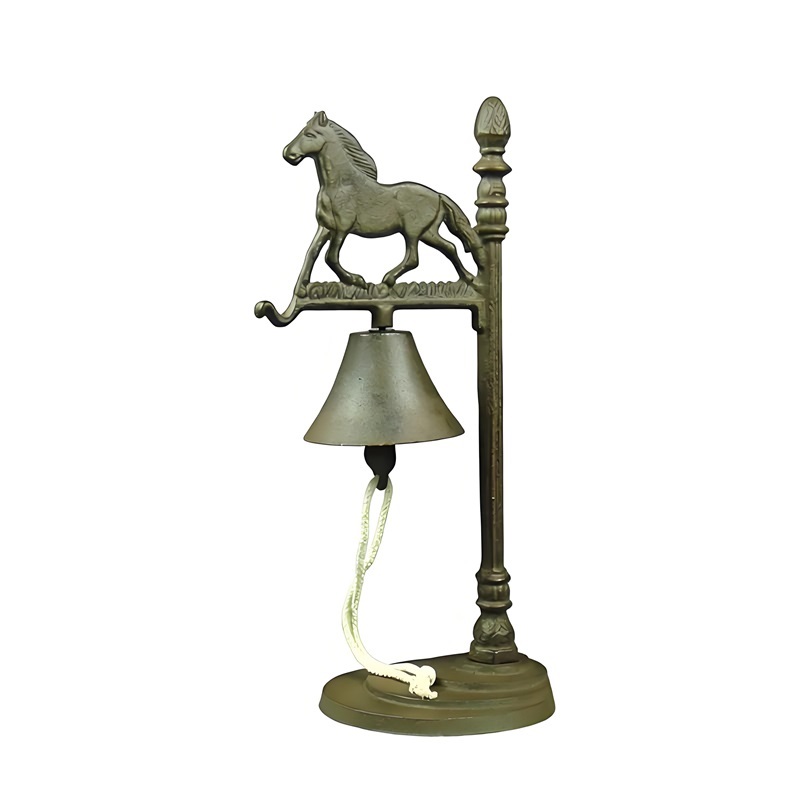 Vintage Cast Iron Horse Dining - Vintage Collectible Bells reseña y precio