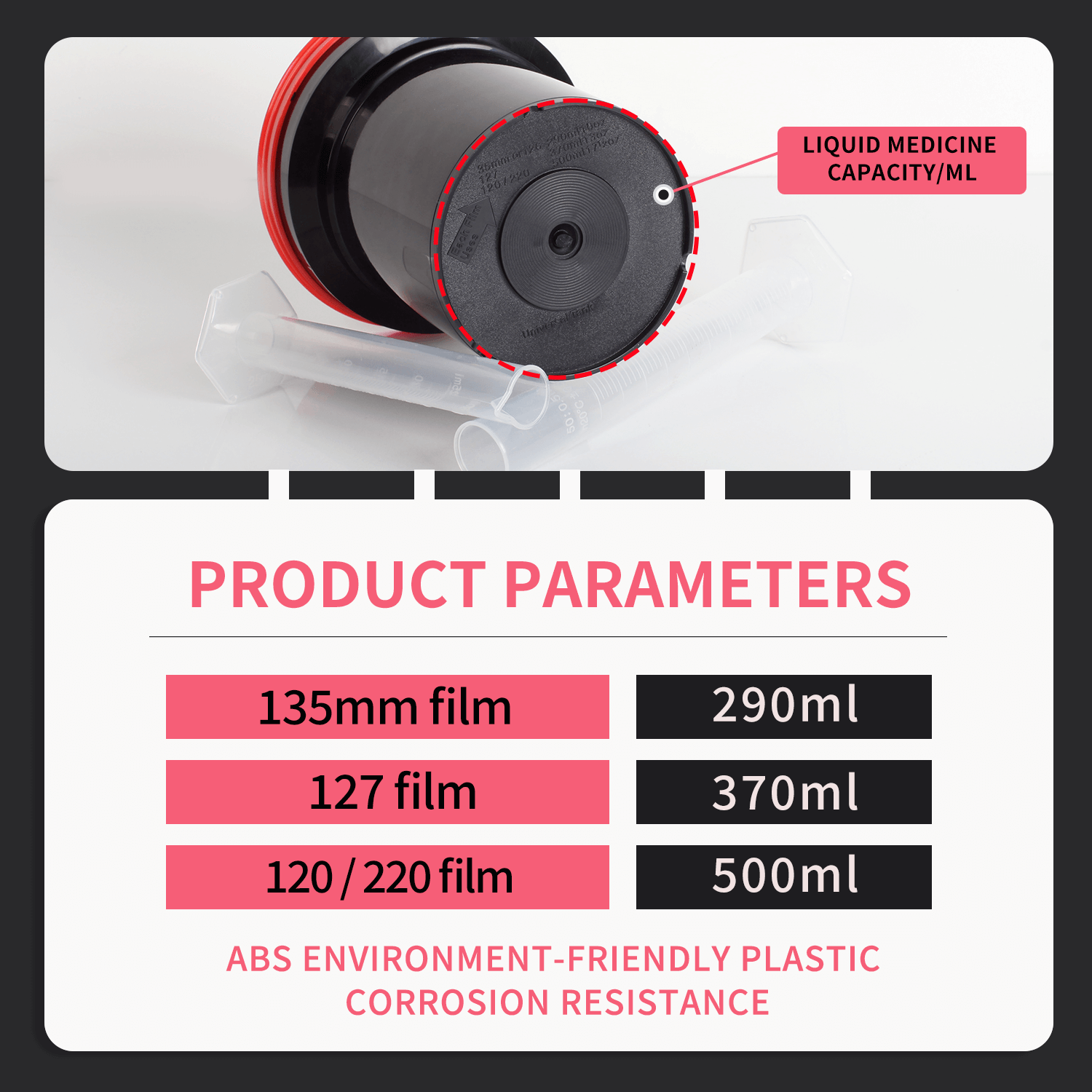 eTone 120/135/127mm Film Devel - Developing Tank Reel reseña y precio