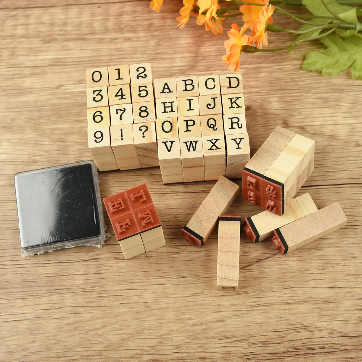 40Pcs Alphabet Stamps Vintage  - Vintage Collectible Stamps reseña y precio