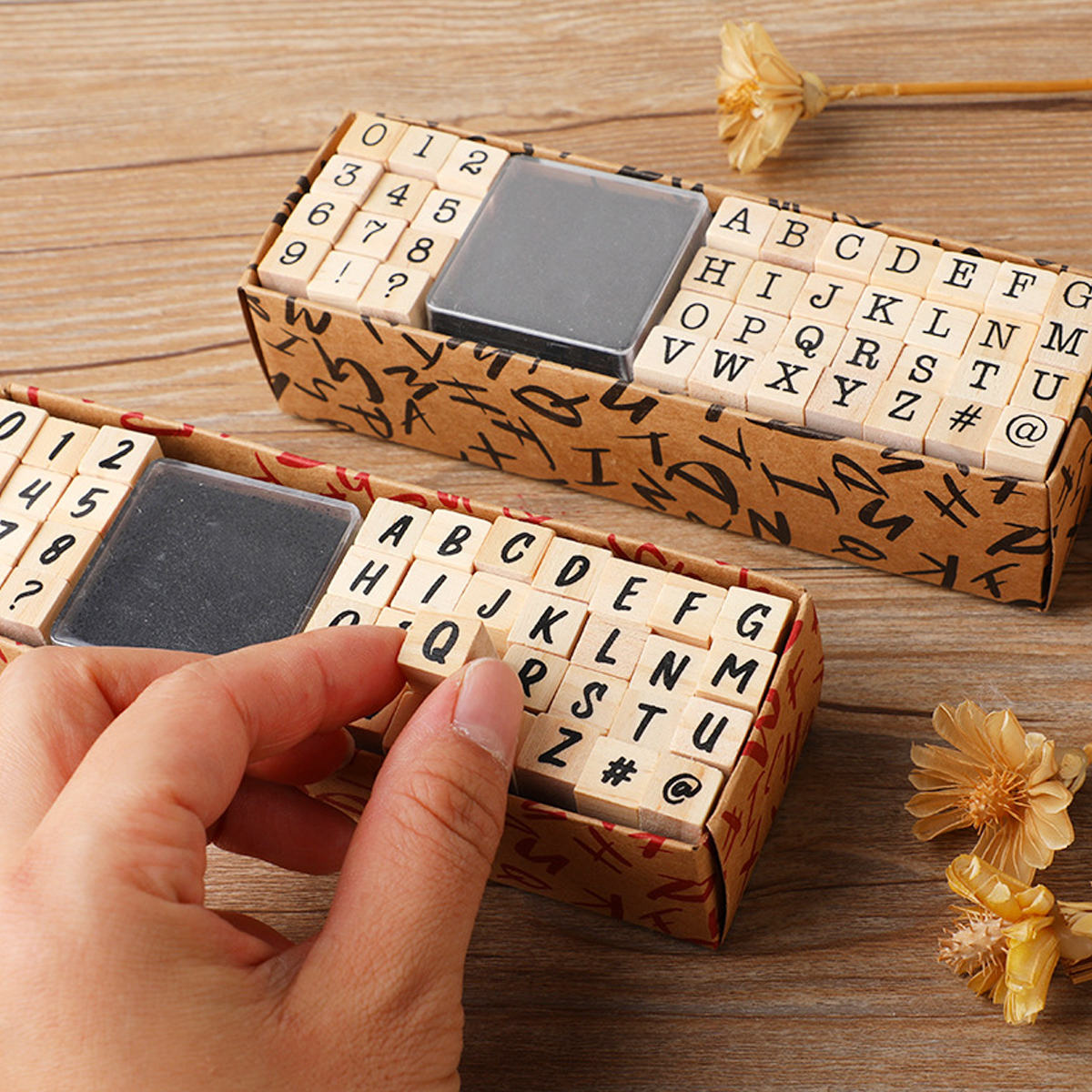 40Pcs Alphabet Stamps Vintage  - Vintage Collectible Stamps reseña y precio