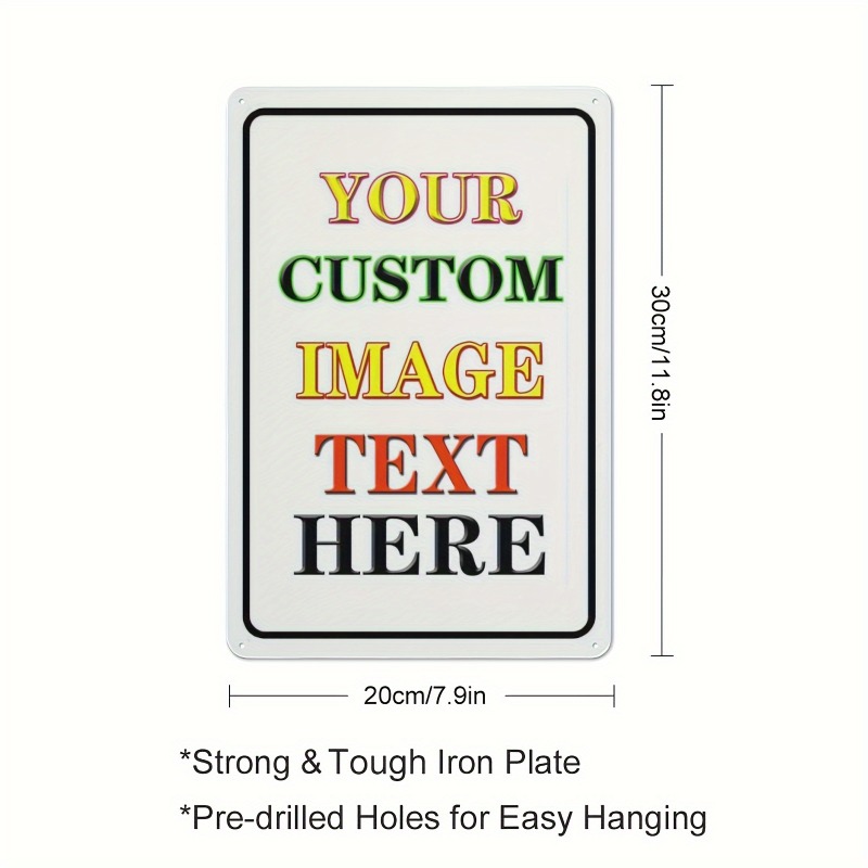 Custom Photo Rectangular Iron  - Vintage Collectible Plates reseña y precio