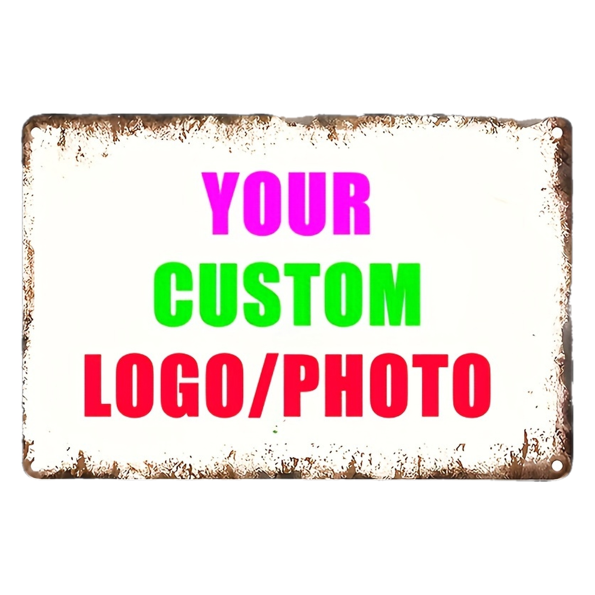 Custom Your Logo/Photo Metal T - Vintage Collectible Plates reseña y precio