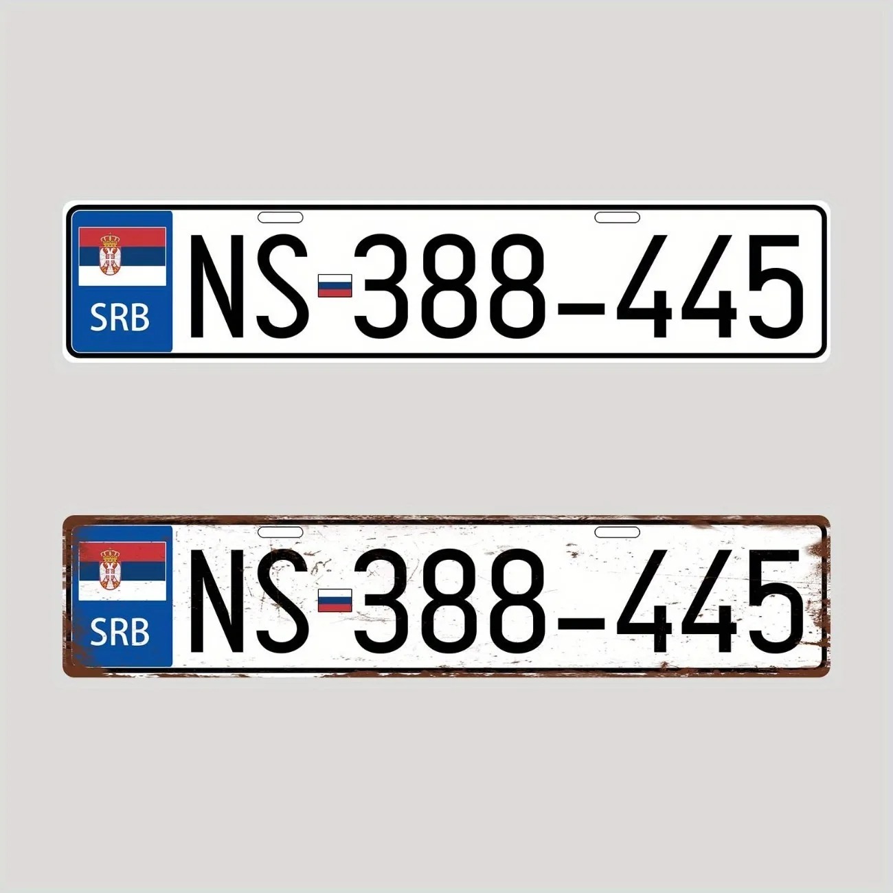 Customizable Retro Serbian Met - Vintage Collectible Plates reseña y precio