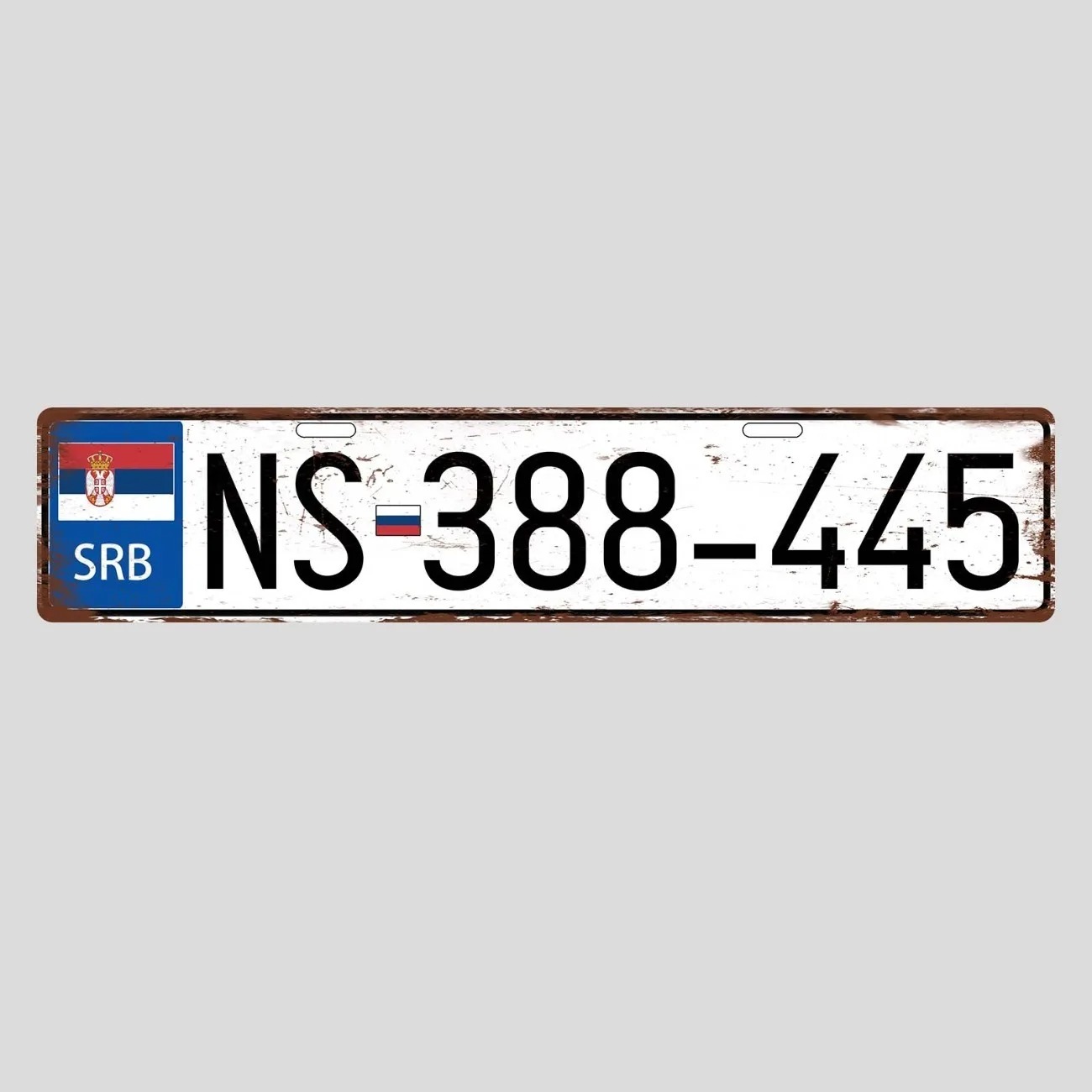 Customizable Retro Serbian Met - Vintage Collectible Plates reseña y precio