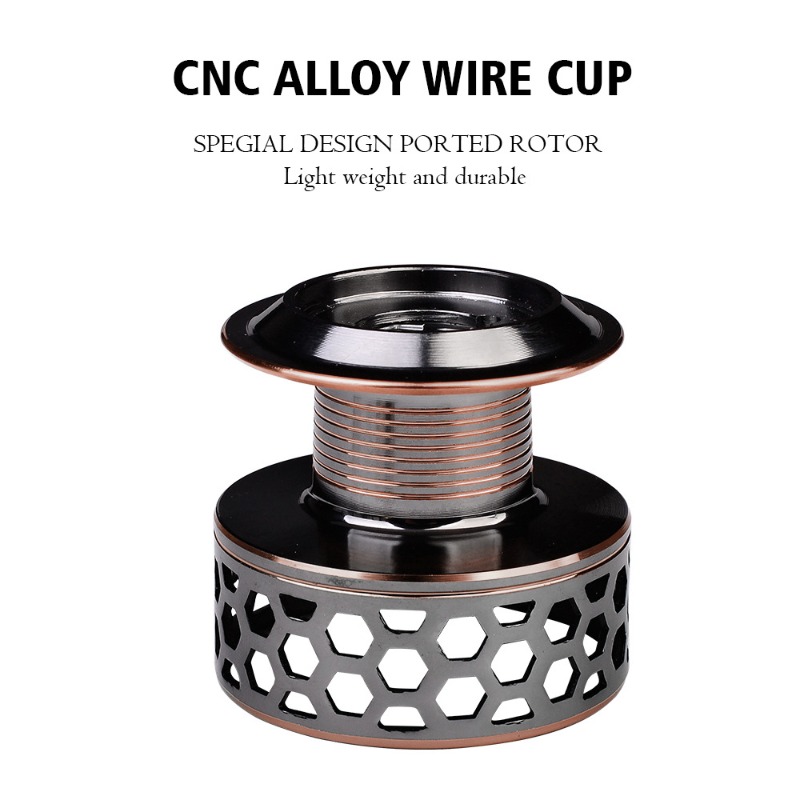 DR Full Metal Line Cup Fishing - Developing Tank Reel reseña y precio
