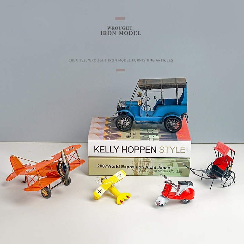 Vintage Retro Metal Plane Moto - Vintage Collectible Tins reseña y precio