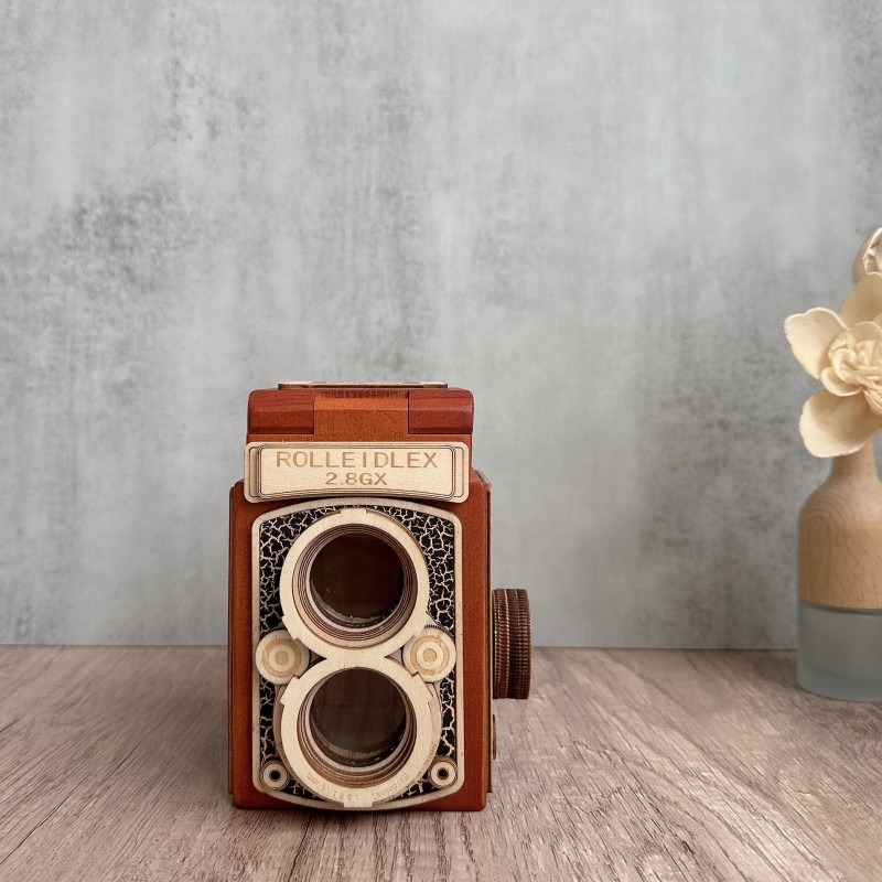 Vintage Wooden Camera Music Bo - Collectible Vintage Cameras reseña y precio