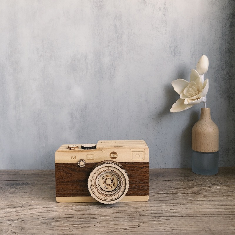 Vintage Wooden Camera Music Bo - Collectible Vintage Cameras reseña y precio