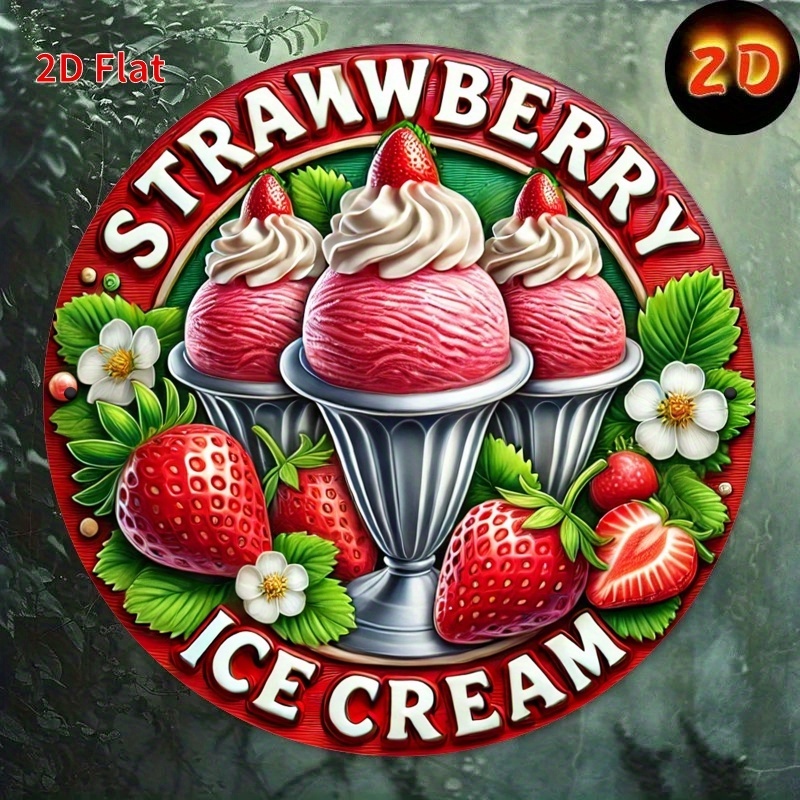 Vintage Retro Strawberry Ice C - Vintage Collectible Tins reseña y precio